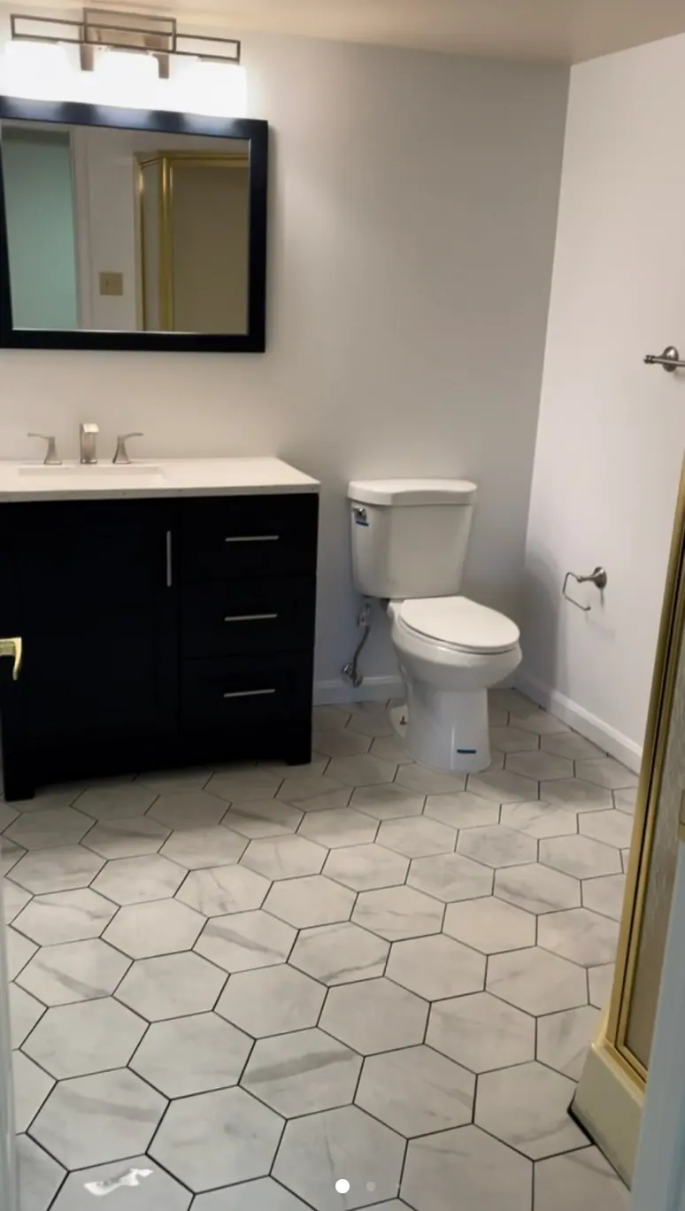 Vanity & Tile Flooring, Flooring & Interior Finishes by SWS Contracting & Management